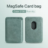 Alcantara Magnetic MagSafe Card Bag For iPhone 12 11 Series