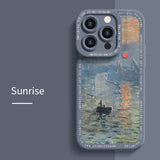 Sunflower Art Painting Soft Cases For iPhone 14 13 12 series