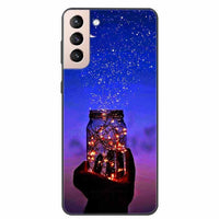 Marble Soft Silicone Phone Case For Samsung S21 Series