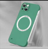 Frameless Slim Matte Magsafe Case for iPhone 13 12 11 Pro Max