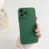 Liquid Silicone Camera Protect Case for iPhone 14 13 12 series