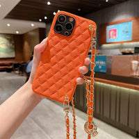 Leather Crossbody Bag Case For iPhone 14 13 12 series