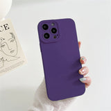 Liquid Silicone Camera Protect Case for iPhone 14 13 12 series