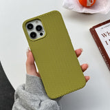 Retro Knitted Woven Pattern Shockproof Soft Silicone Case For iPhone 14 13 12 series