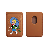 Magsafe Leather Cards Holder Case For iPhone 14 13 12 series