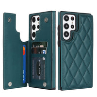 Leather Wallet Card Solt Magnetic Case For Samsung S23 S22 Ultra Plus