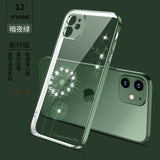 Ulti Thin Soft Silicon Plating Glitter Diamond Case for iPhone 13 12 11 Series