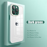 Luxury Transparent Shockproof Armor Case for iPhone 14 13 12 series