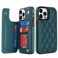 Luxury Wallet Card Slot Leather Case For iPhone 14 13 12 series