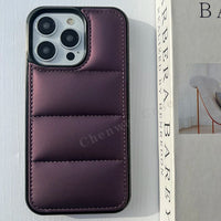 3D Fabric Cross Hard Case For iPhone 15 14 13 12 series