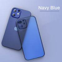 Ultra Thin Matte Case for iPhone 13 12 11 Pro Max Mini