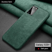 Alcantara Artificial Leather Full Protection Business Case for Galaxy S20 Series