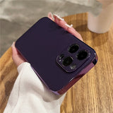 Luxury Leather Plating Shockproof Cases For iPhone 14 13 12 Pro Max Plus