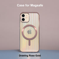 Magnetic Magsafe Wireless Charging Gradient Laser Lens Cover Case for iPhone 12 11 Series