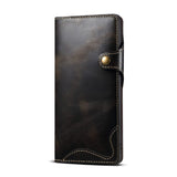 Luxury Genuine Leather Purse Flip Cover For Samsung Galaxy S21 S20 Note 20 Series