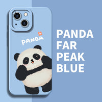 Cute Panda Cartoon Creative Funny Anti Drop Case For iPhone 14 13 12 series