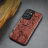 Carveit 3D Carved Wooden Case For Samsung Galaxy S21 Ultra Plus