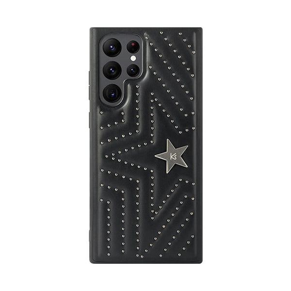 Rivet Stars Punk Shockproof Leather Case for Samsung Galaxy S23 S22 series