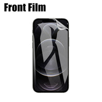 Clear Front Back Side Hydrogel Film for iPhone 13 12 11 Pro Max Mini