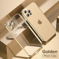 Full Lens Cover Shockproof Soft TPU Plating Case For iPhone 13 Series