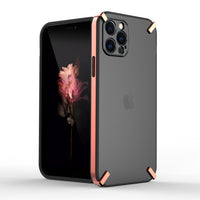 Luxury Plating PC Bumper Shockproof Silicone Case for iPhone 12 11 Series