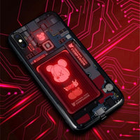 2021 Fashion Street Walker Luminous Sound Music Control Phone Case For iPhone 12 11 Series