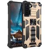 Hidden Magnetic Armor Kickstand Case For Samsung Galaxy S21 S20 Note 20 Series