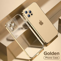 Full Lens Cover Shockproof Plating Case For iPhone 12 Series