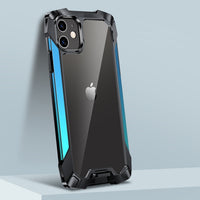 Fashion Transparent Shockproof Liquid Silicone Bumper Case for iPhone 11 Series