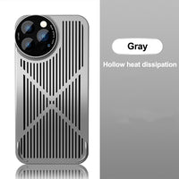 Graphene Heat Dissipation Case with Tempered Glass Camera Protector for iPhone 13 12 11 Pro Max