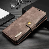 Luxury Genuine Leather Card Wallet Flip TPU Magnet Case For Samsung Galaxy S21 Series