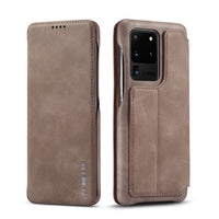 Magnetic Leather Wallet Card Slot Case for Samsung S21 S20 Note 20 Series