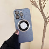 Retro Moon Stone Magsafe Wireless Charging Camera Film Protector Case For iPhone 14 13 12 series