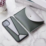 Creative Geometric Splicing All inclusive Case for iPhone 12 11 Series