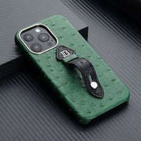 Hand Wrist Strap Leather Case for iPhone 14 13 12 series