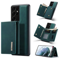 Magnetic Flip Leather Case with Detechable Wallet Card For Samsung Galaxy S23 S22 S21 Ultra Plus