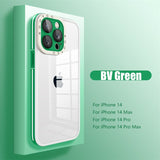 Luxury Transparent Shockproof Armor Case for iPhone 14 13 12 series