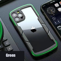 Anti drop Silicone Transparent Protective Phone Case for iPhone 12 11 XS Series