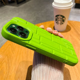 Solid Color 3D Blocks Soft Silicone Case for iPhone 14 13 12 series