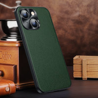 Lightweight Ultra thin Genuine Leather Phone Case For iPhone 13 12 11 Series