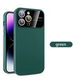 Solid Color Camera Lens Protector Shockproof Case for iPhone 15 14 13 12 series