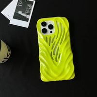 Heat Dissipation Hollow Water Ripple Shockproof Soft Case For iPhone 14 13 series