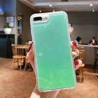 Night Luminous Quicksand Case For iPhone 12 11 Pro Max