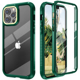 Rugged Heavy Duty Shockproof Dual Layer Case for iPhone 13 12 11 Pro Max Mini