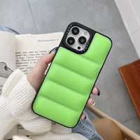 Luxury Down Jacket Silicone Case for iPhone 13 12 11 Pro Max