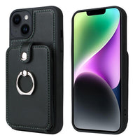 Leather Card Pack Wallet Case For iPhone 14 13 12 series
