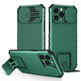 Heavy Duty with Camera Cover Kickstand Military Grade Armor Case for iPhone 13 12 11 Pro Max