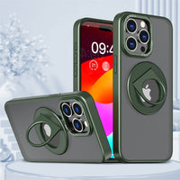 360° Rotating Stand Matte Magnetic Magsafe Holder Case For iPhone 14 13 12 series