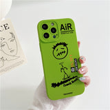 Skateboard Graffiti Cactusjack Silicone Case For iPhone 14 13 12 series