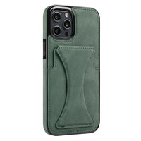 Luxury Card Slot Bracket Leather Case For Iphone 12 11 XS Series